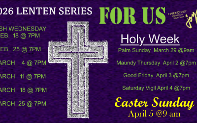 Lent 2026 Service Dates & Times
